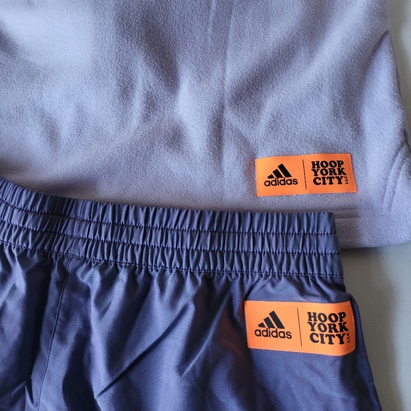 Adidas Hoop York City Shooting zipper terrycloth top& short set sz-XL nwt - Picture 8 of 10